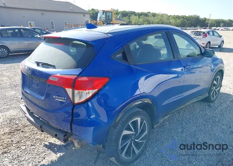 2019 Honda Hr-V Sport z USA, uszkodzony, nr VIN 3CZRU6H17KG709724